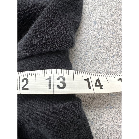 Nike Sportswear Jumpsuit Women Large Shorts Black Terry Sleeveless Stretch Pocke - Picture 8 of 9